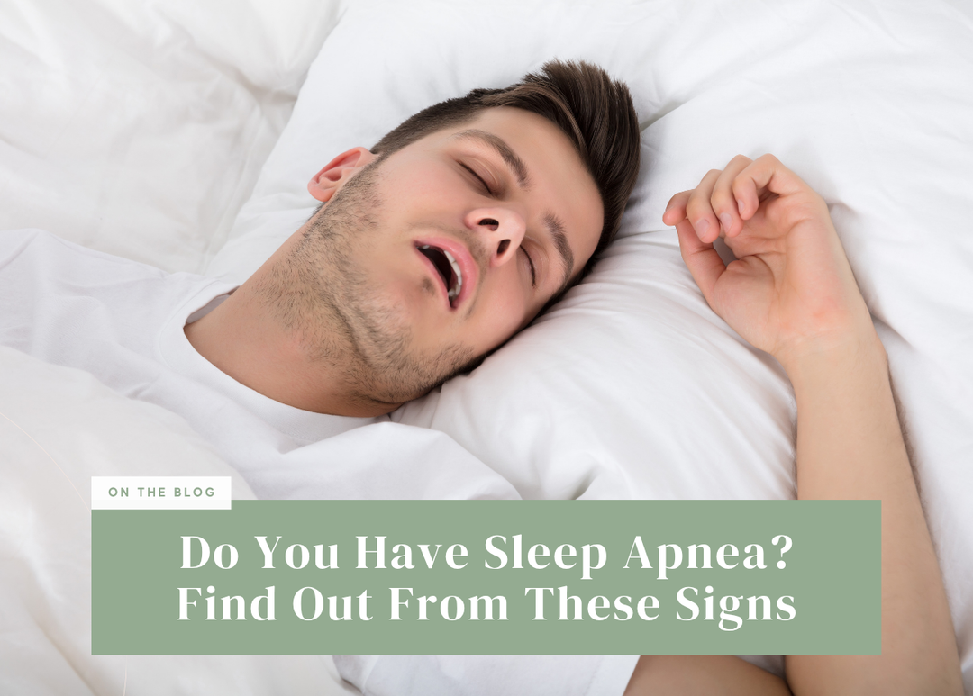 Man sleeping with his mouth open in bed.