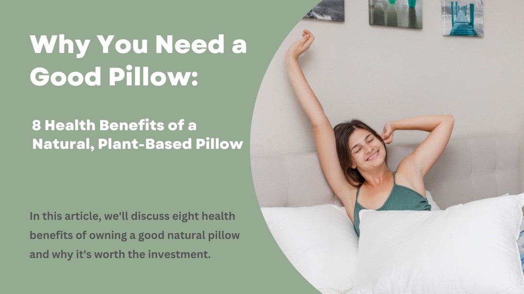 8 Health Benefits of a Natural, Vegan Pillow - Sweet Zzz Official