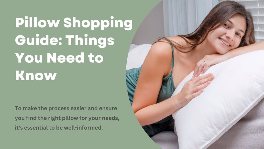 Pillow Shopping Guide: Things You Need to Know - Sweet Zzz Official