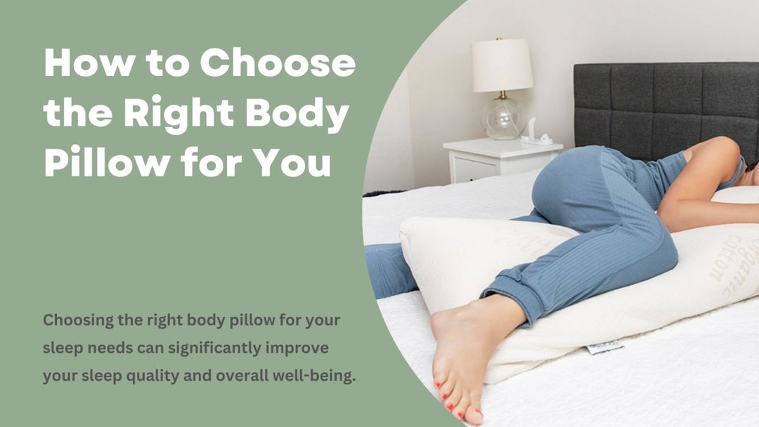 How to Choose the Right Body Pillow for You - Sweet Zzz Official