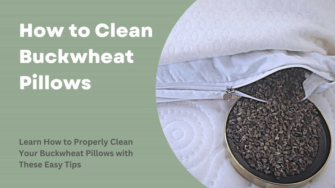 How to Clean Buckwheat Pillows - Sweet Zzz Official