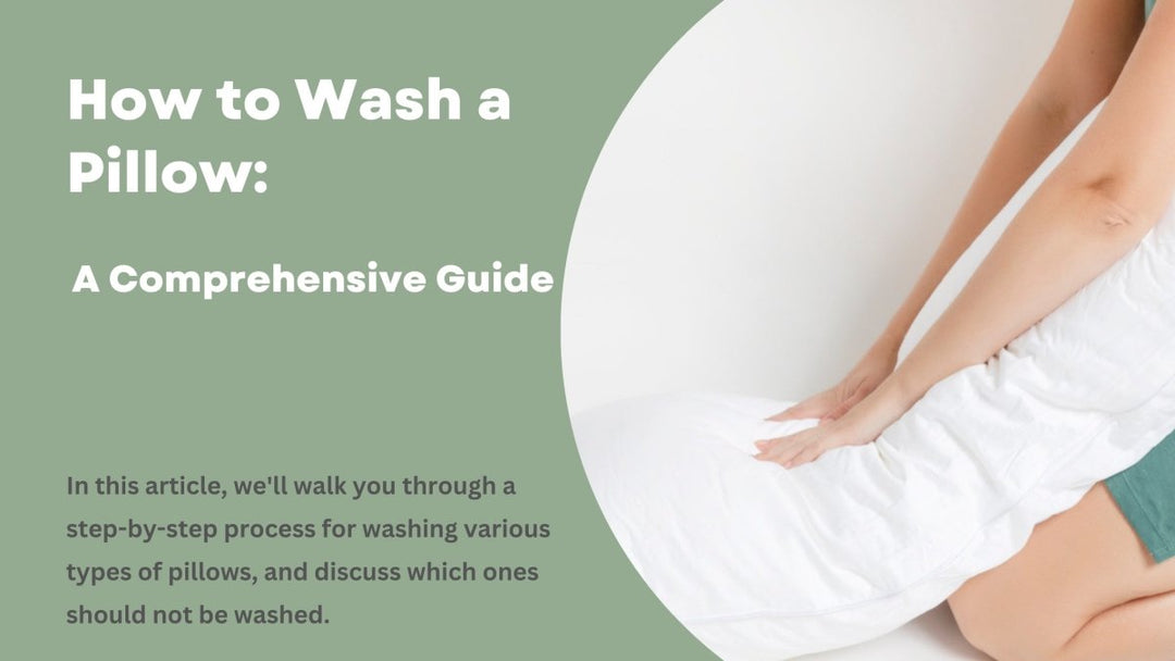 How to Wash a Pillow: A Comprehensive Guide - Sweet Zzz Official